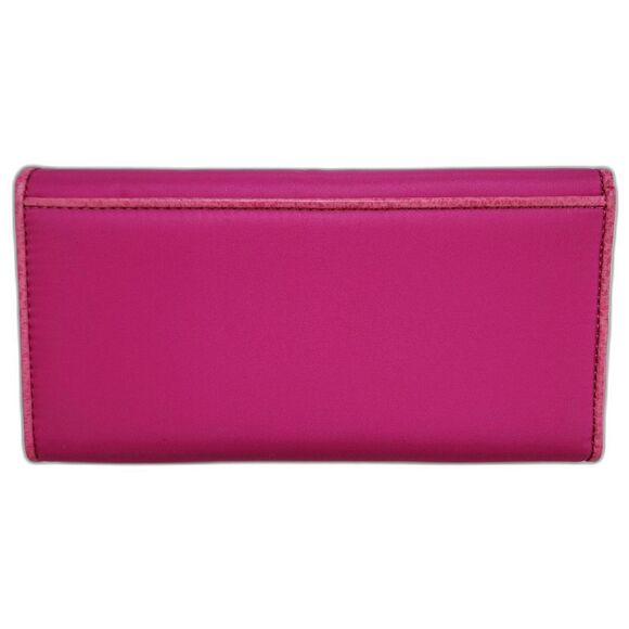 Kate Spade New York maria fuchsia Leather Fabric wallet and Box - Picture 3 of 13